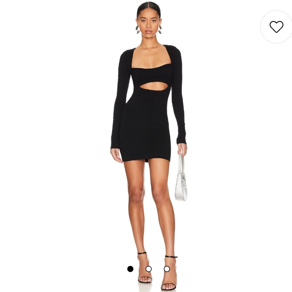 Sexy Black Dress with Cutout